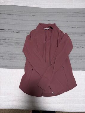 Athleta Ribbed Mauve SalutationJacket